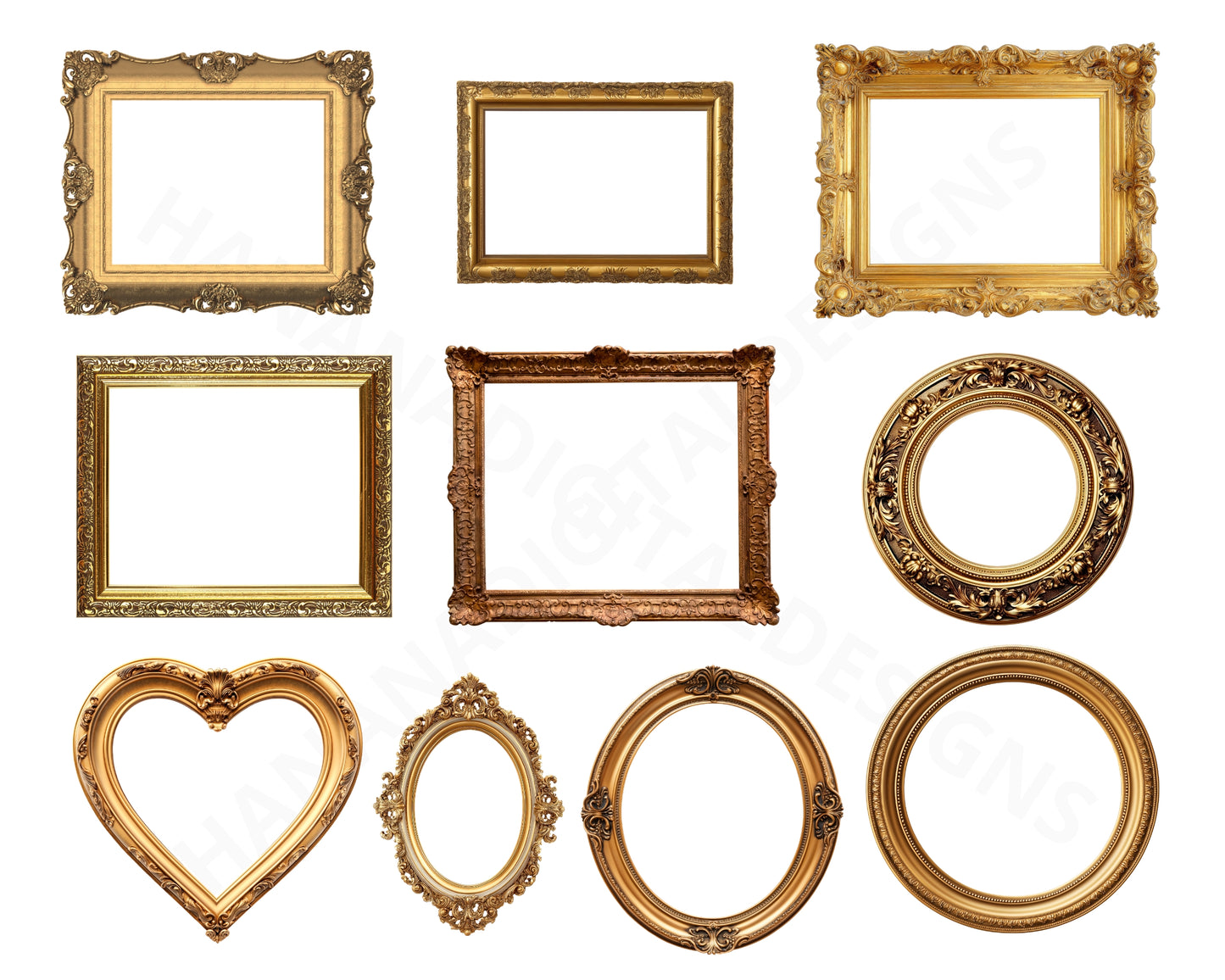 40 Antique Wall Art Frames SVG Bundle
