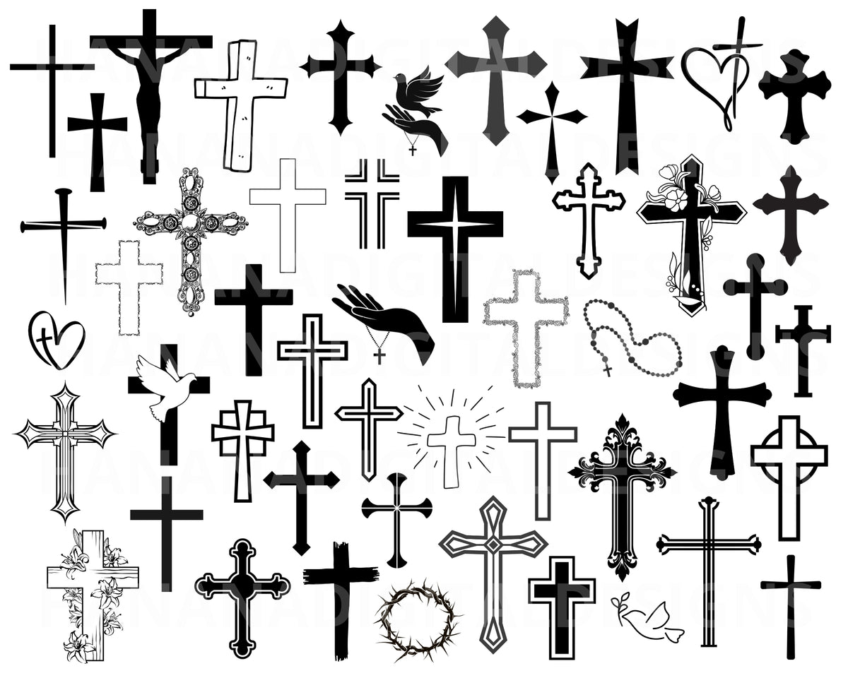 50 Cross SVG Bundle