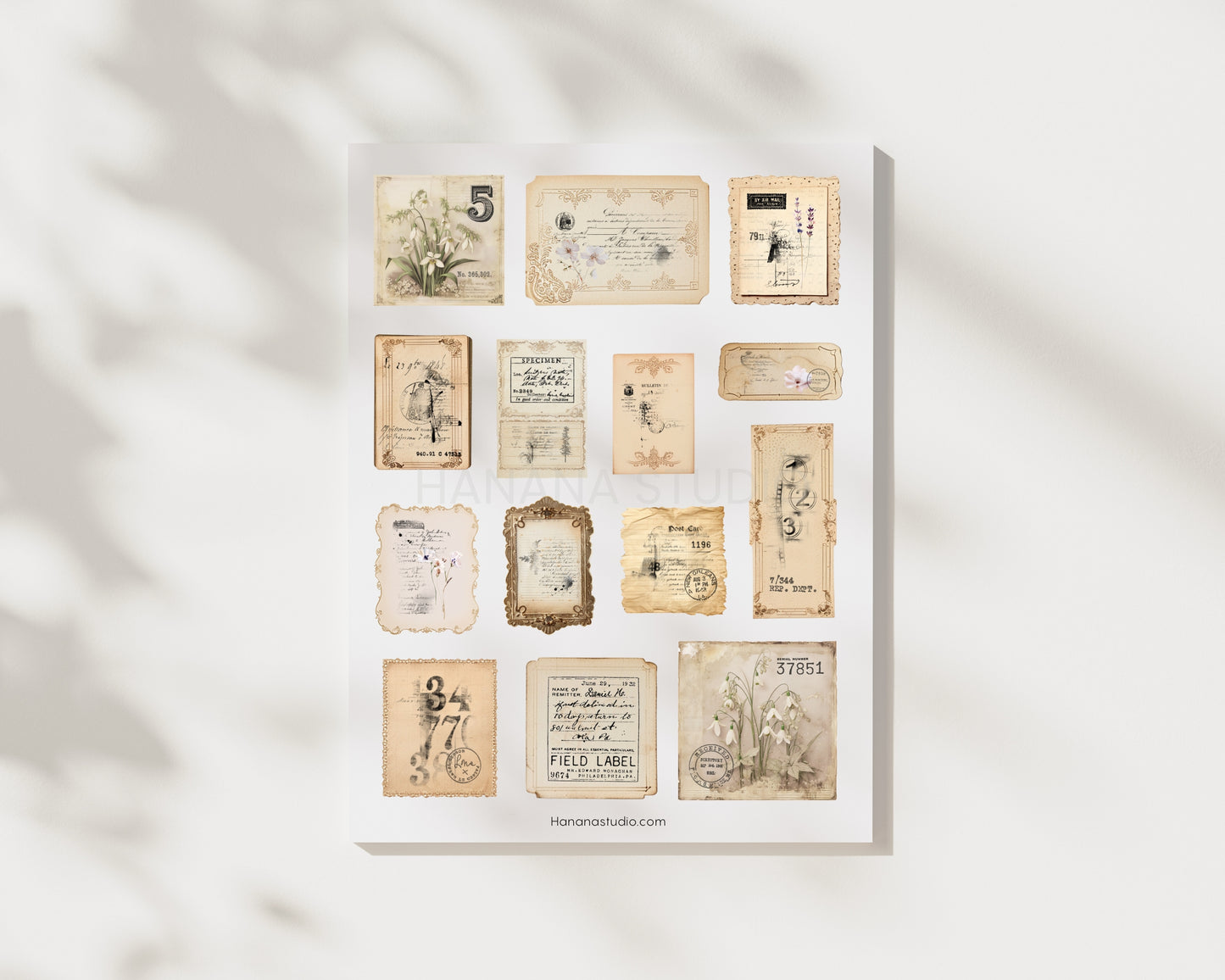 Printable Attic Treasure Ephemera