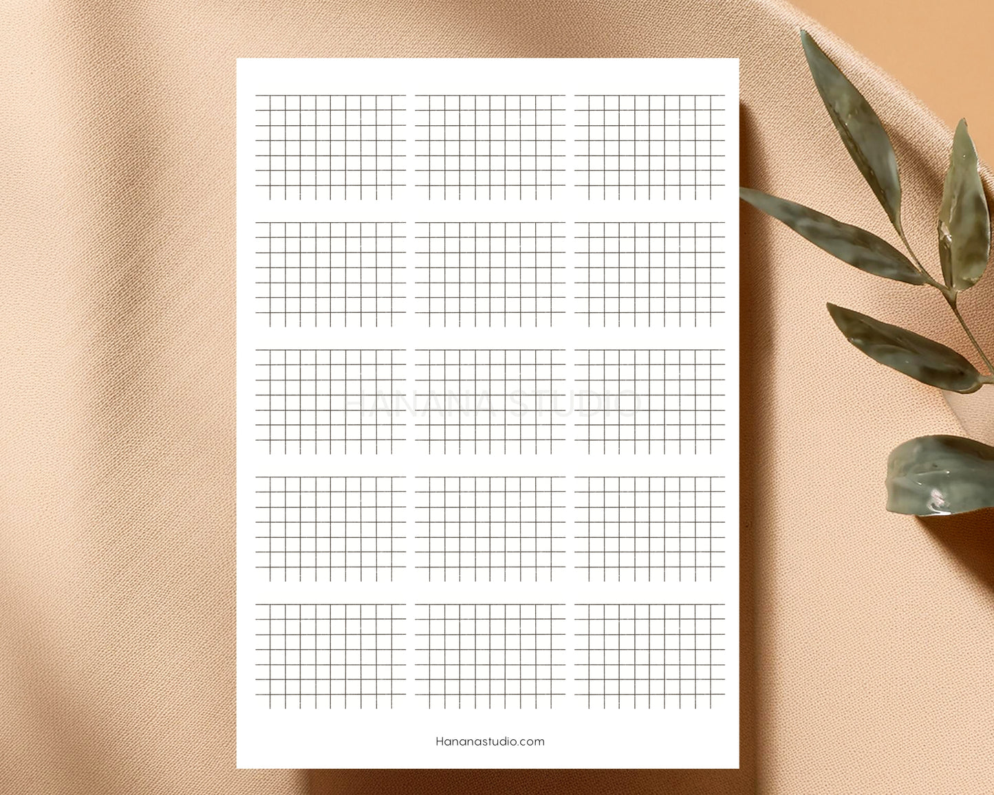 Printable Undated Mini Habit Tracker
