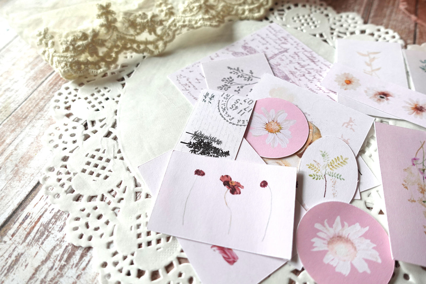 Printable Vintage Flowers & Birds