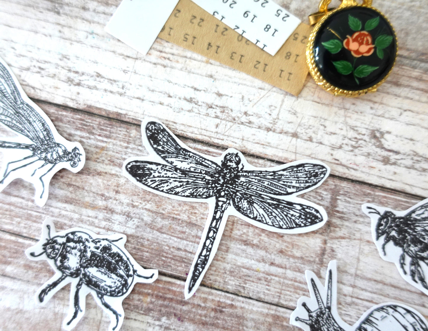 Printable Butterfly & Insect Ink Stamp