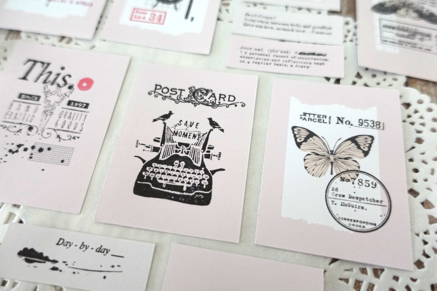 Printable Vintage Insect Postage