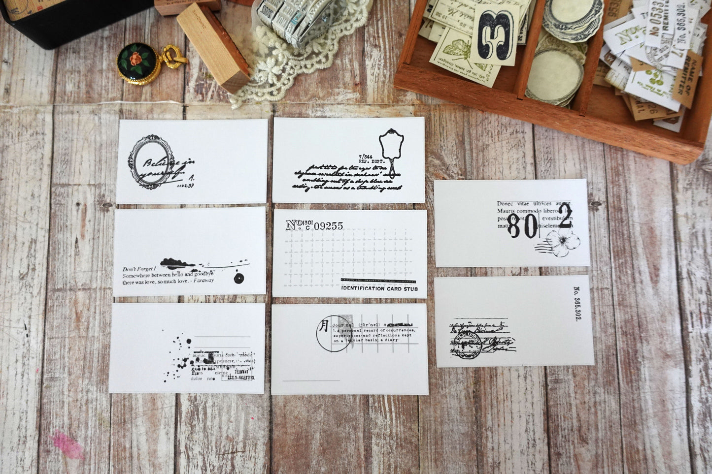 Printable Minimalist Journaling Ephemera