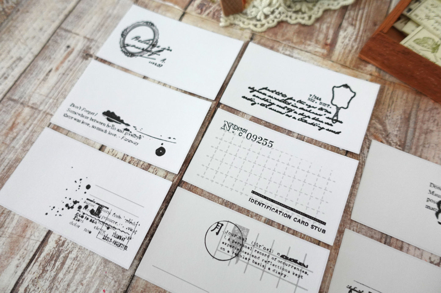 Printable Minimalist Journaling Ephemera