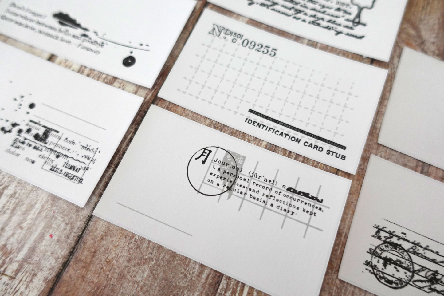 Printable Minimalist Journaling Ephemera