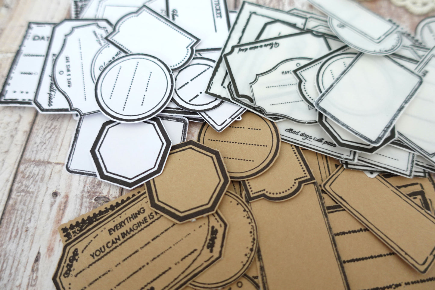 Printable Frames & Tags