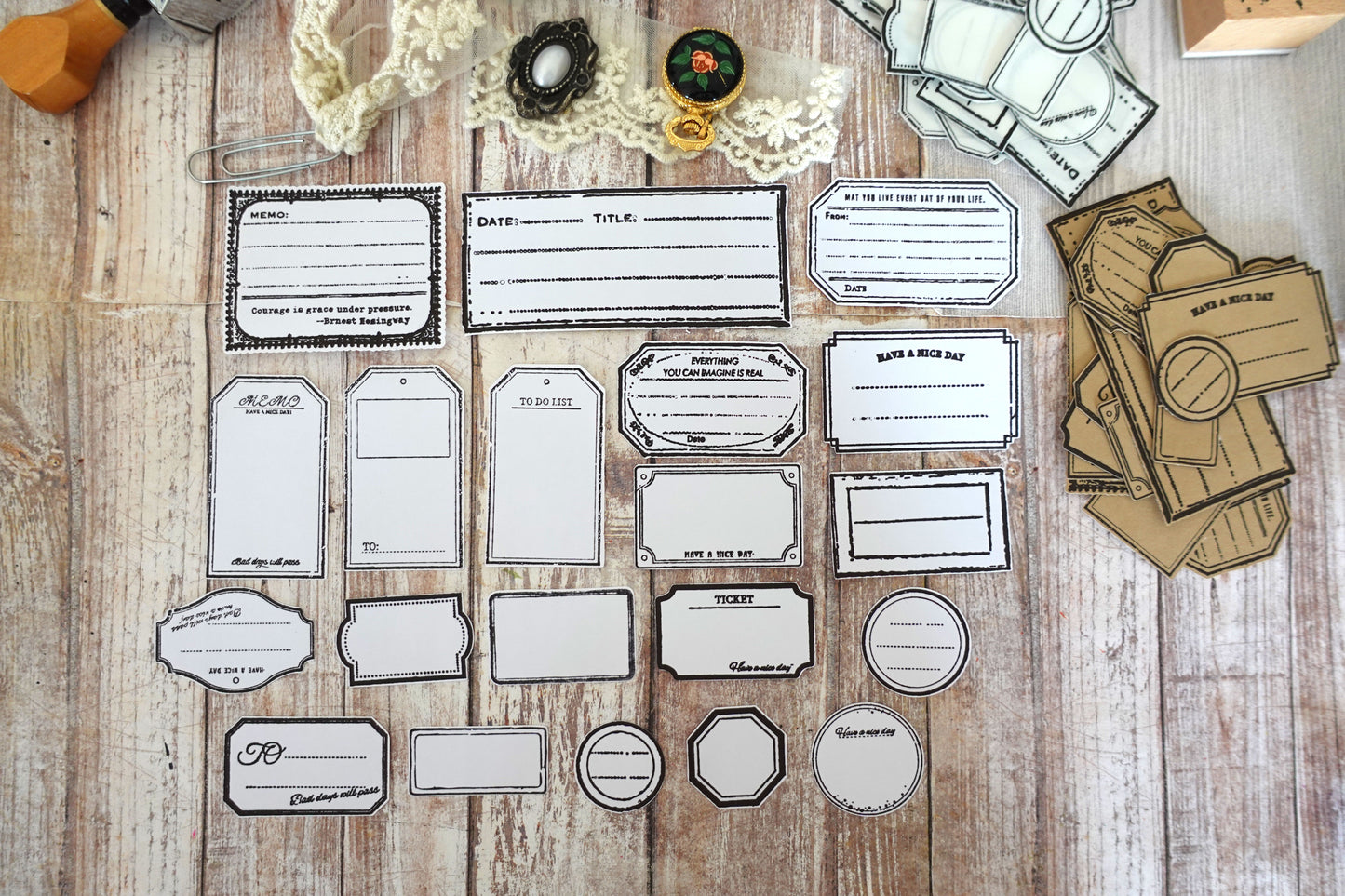 Printable Frames & Tags