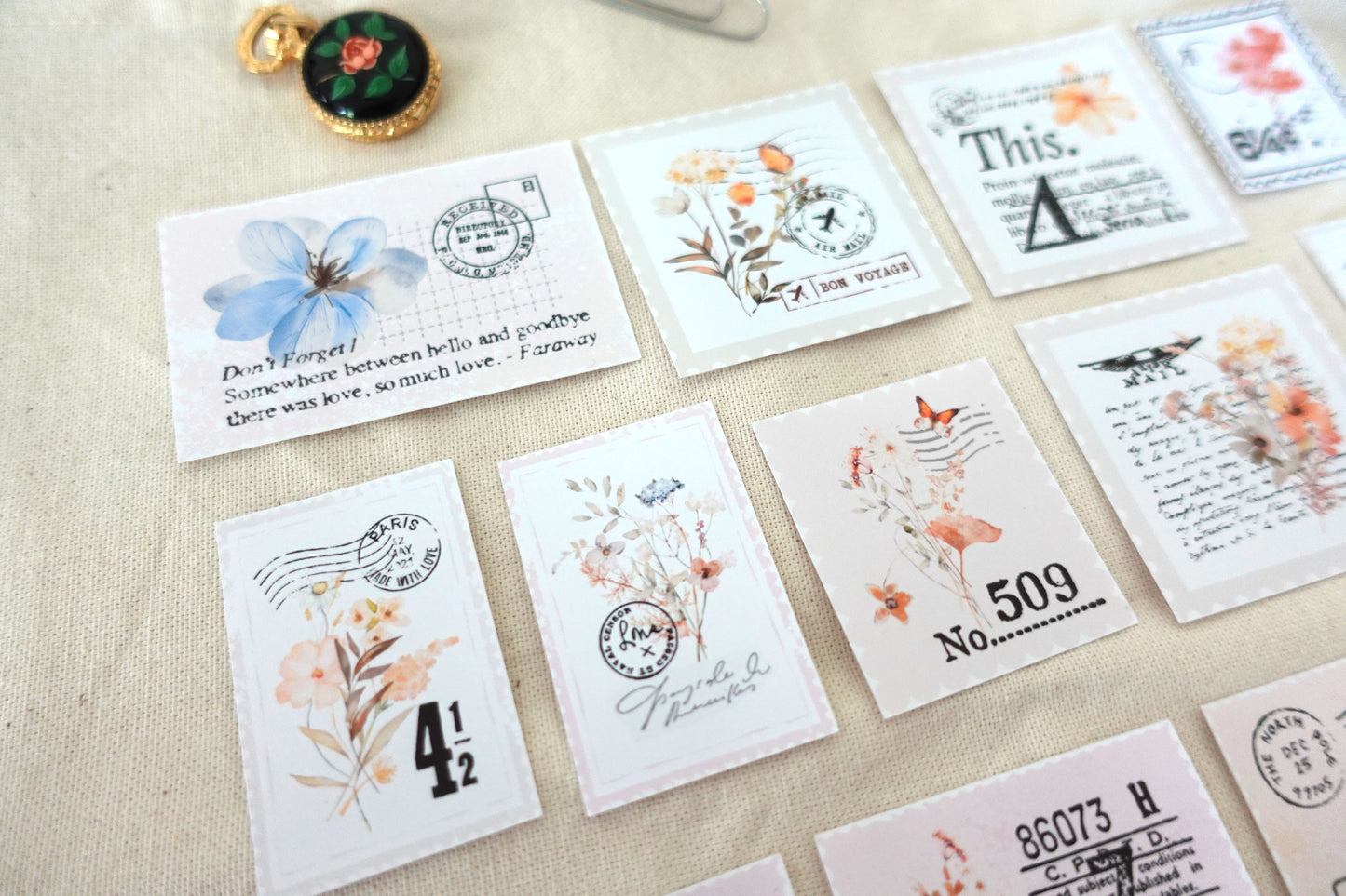 Printable Botanical Postage