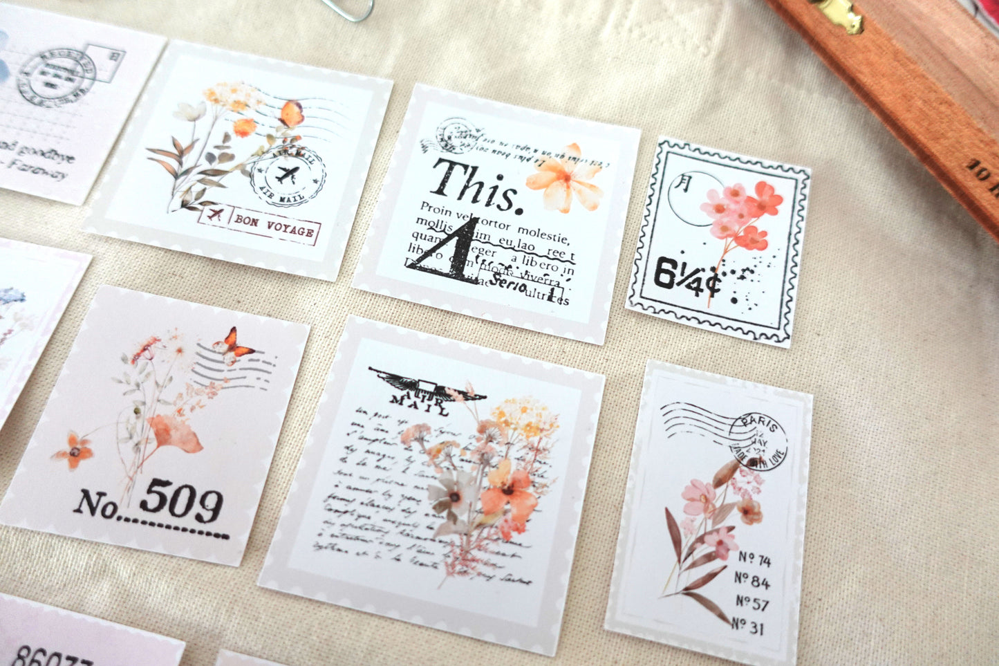 Printable Botanical Postage
