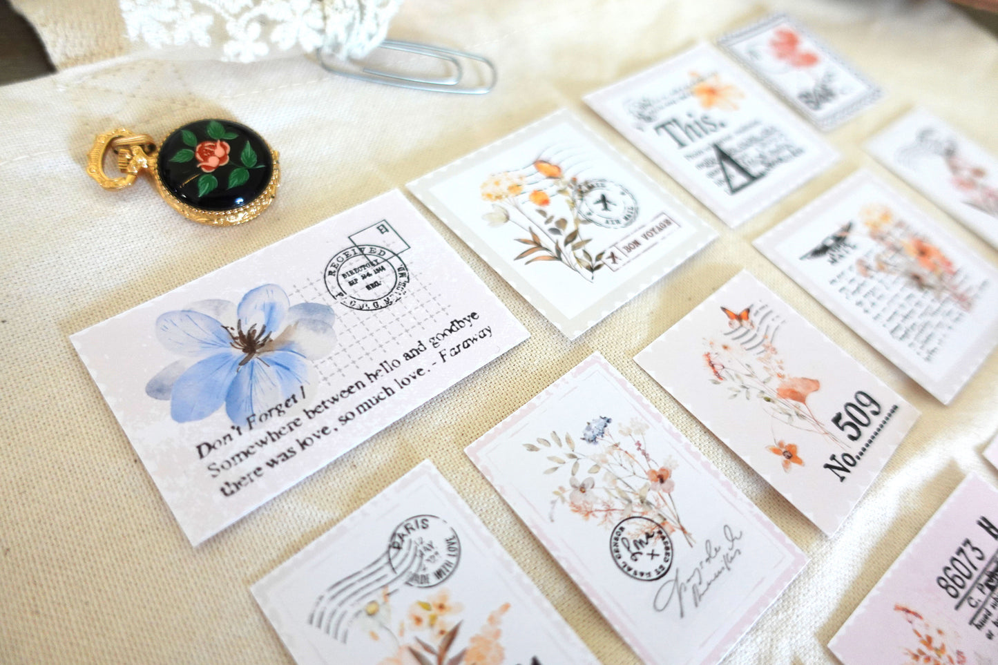 Printable Botanical Postage