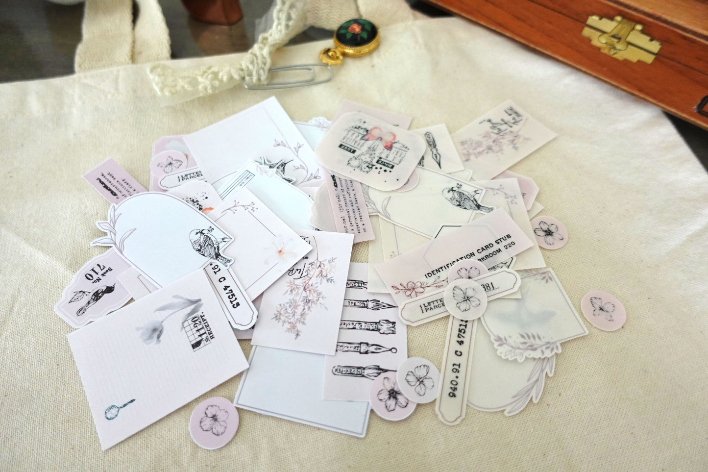 Printable Spring Bloom Ephemera