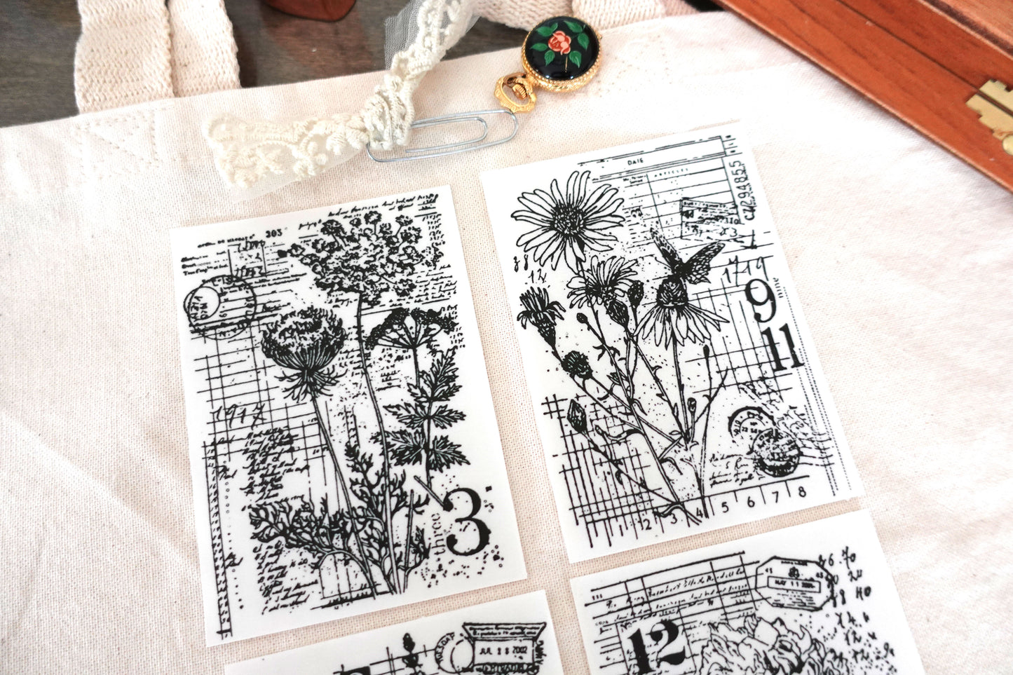 Printable Floral BG Layer