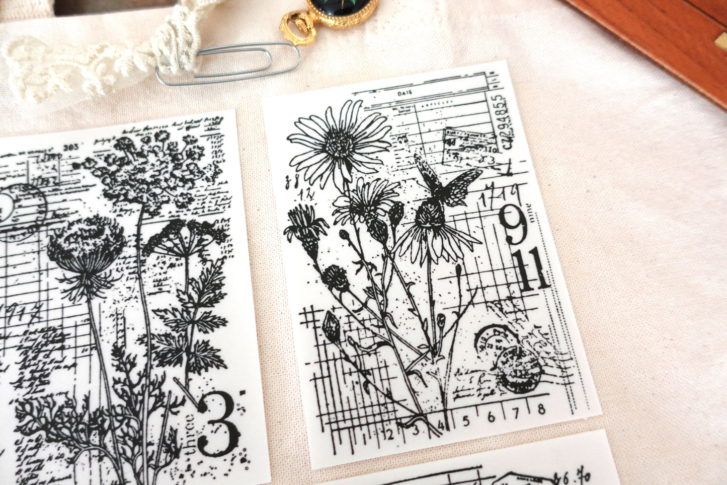 Printable Floral BG Layer