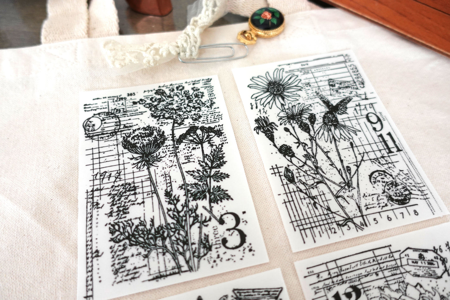 Printable Floral BG Layer