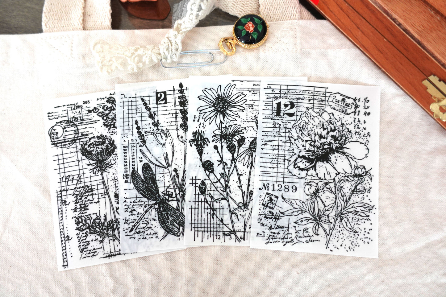 Printable Floral BG Layer