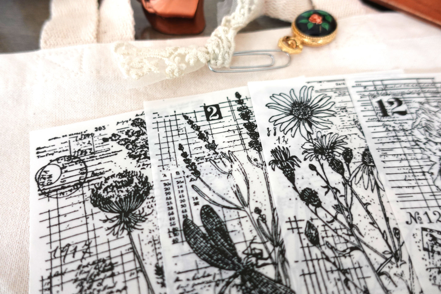 Printable Floral BG Layer