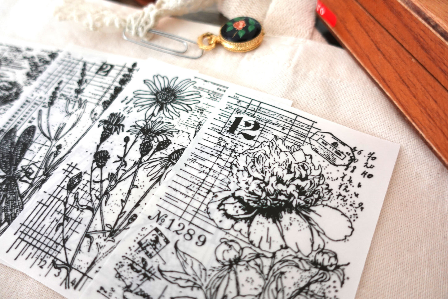 Printable Floral BG Layer