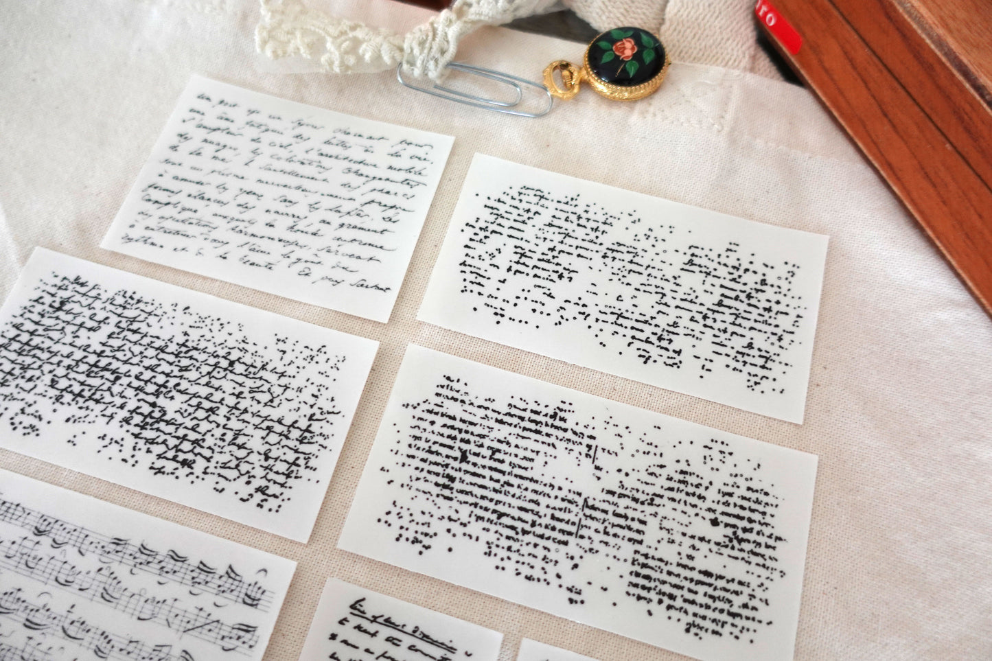 Printable Antique Script Layer