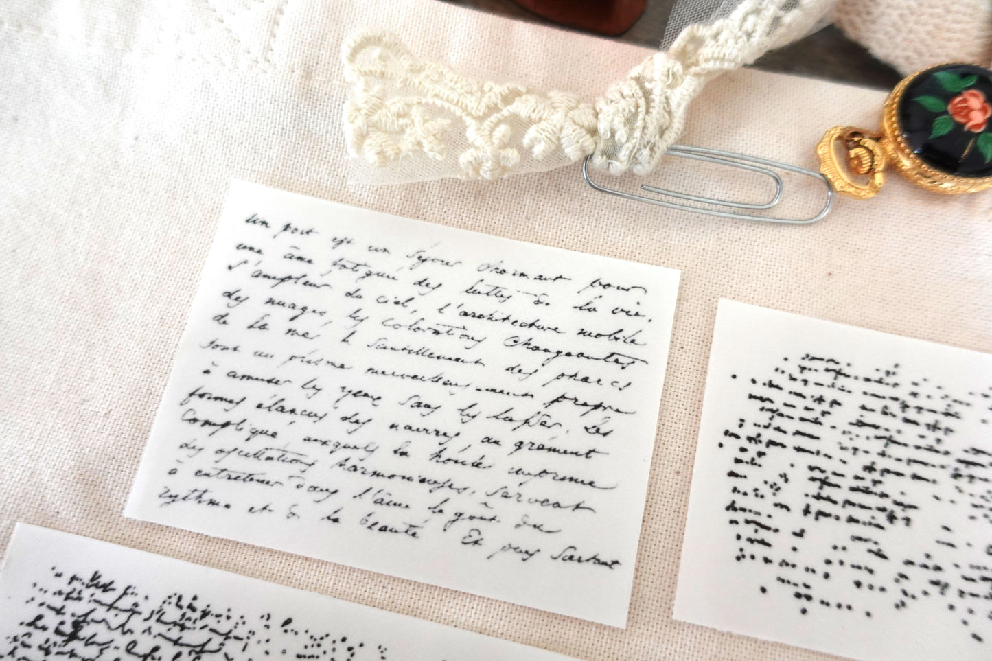 Printable Antique Script Layer