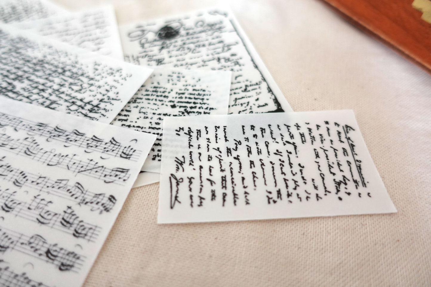 Printable Antique Script Layer