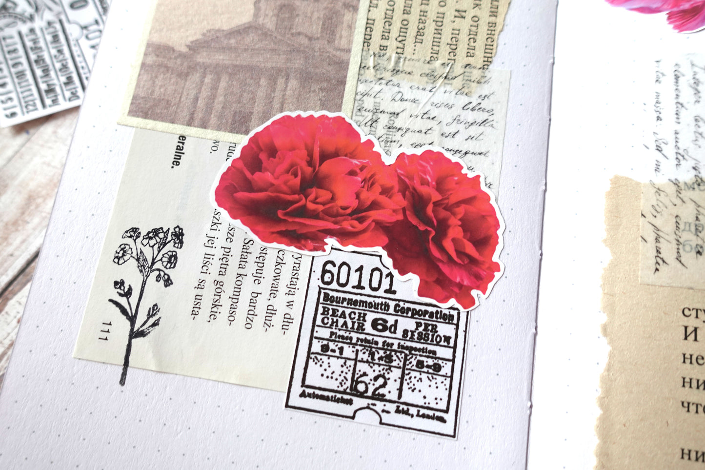 Printable Postage, Ticket & Stamp
