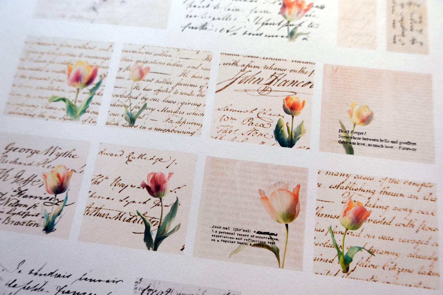 Printable Tulip Script