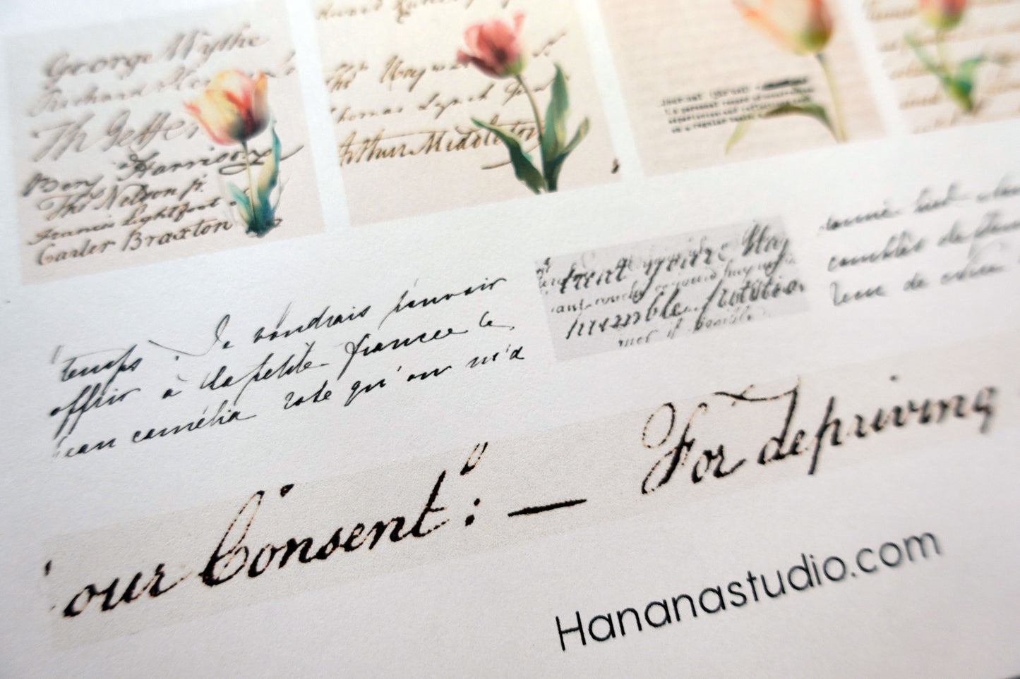 Printable Tulip Script
