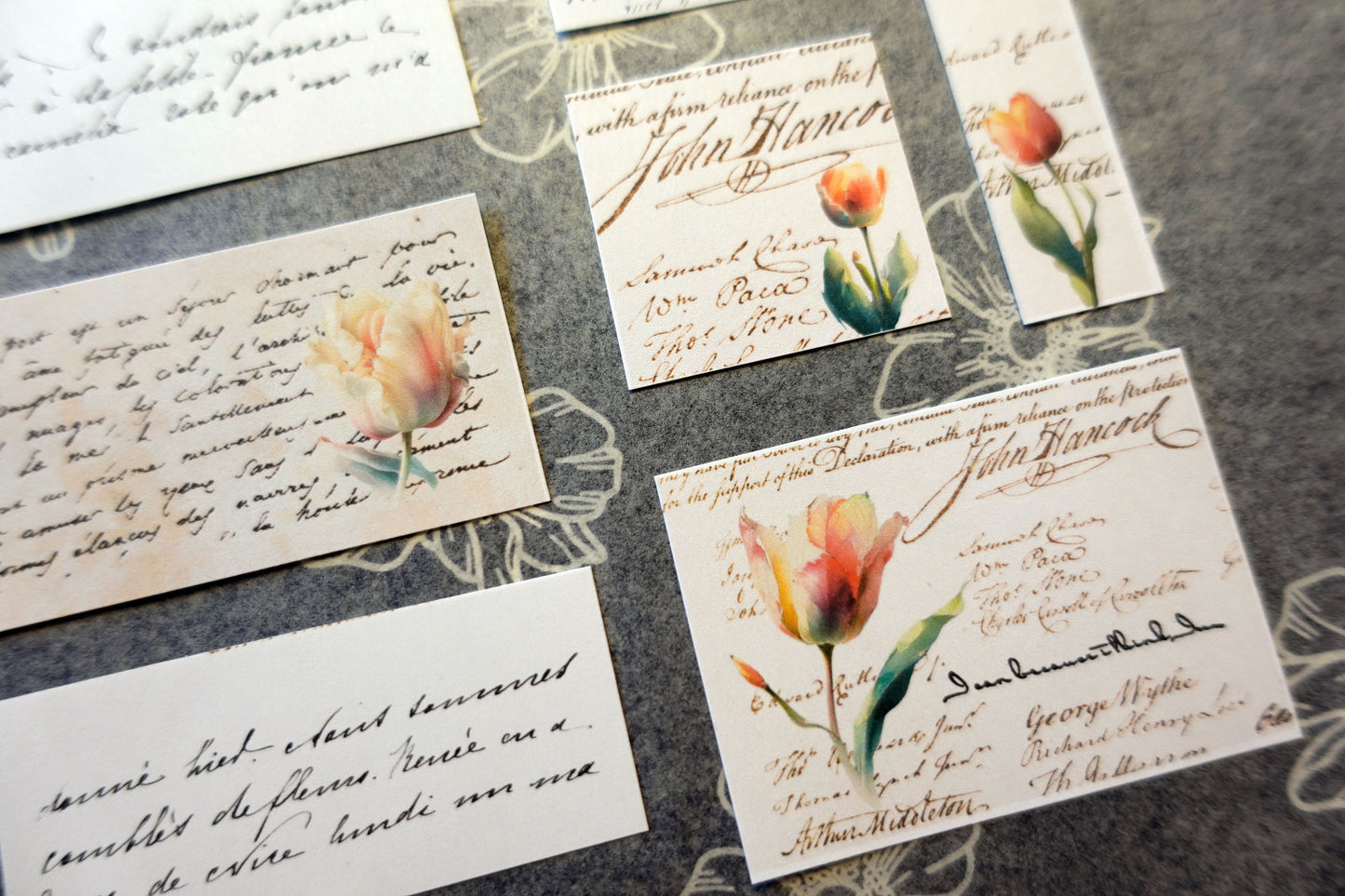 Printable Tulip Script