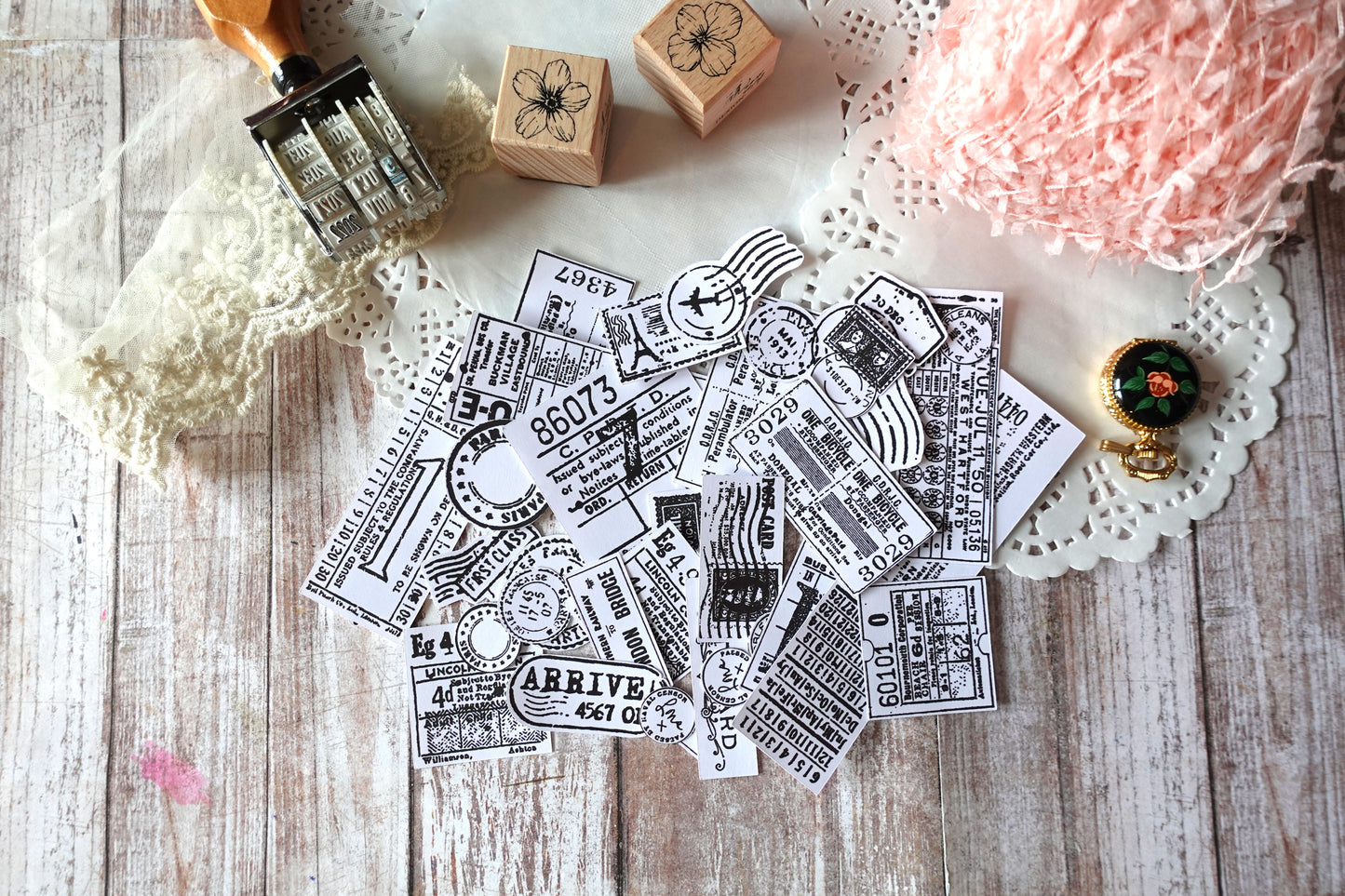 Printable Postage, Ticket & Stamp
