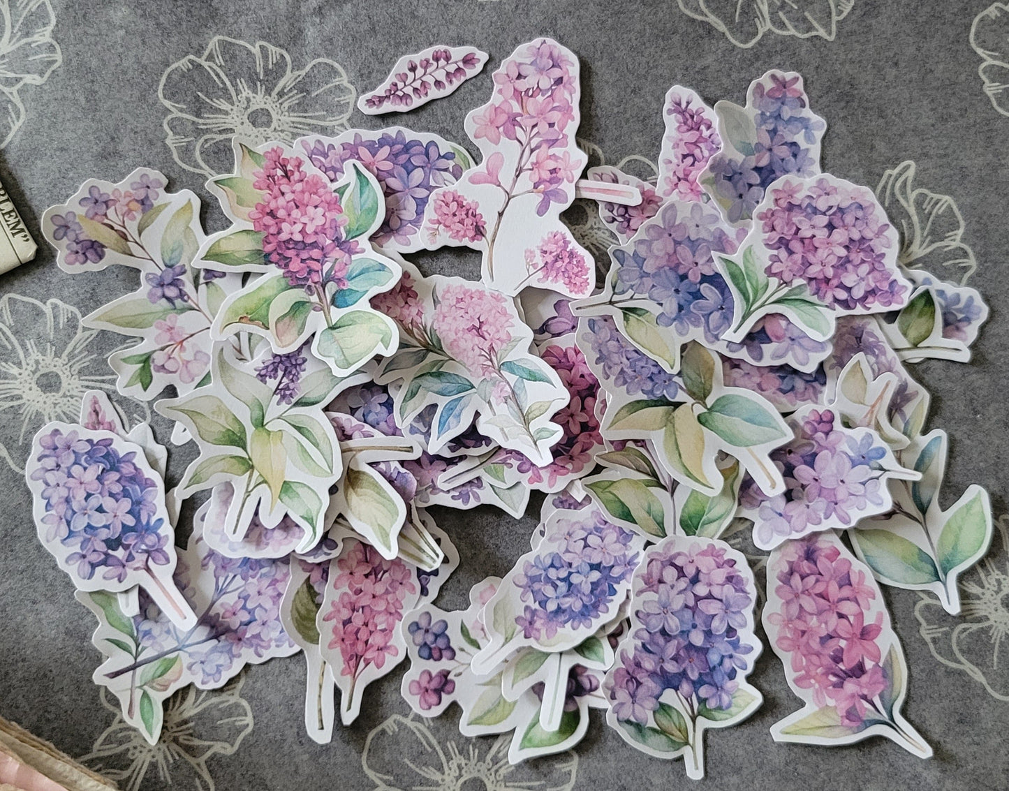 Printable Watercolor Lilacs