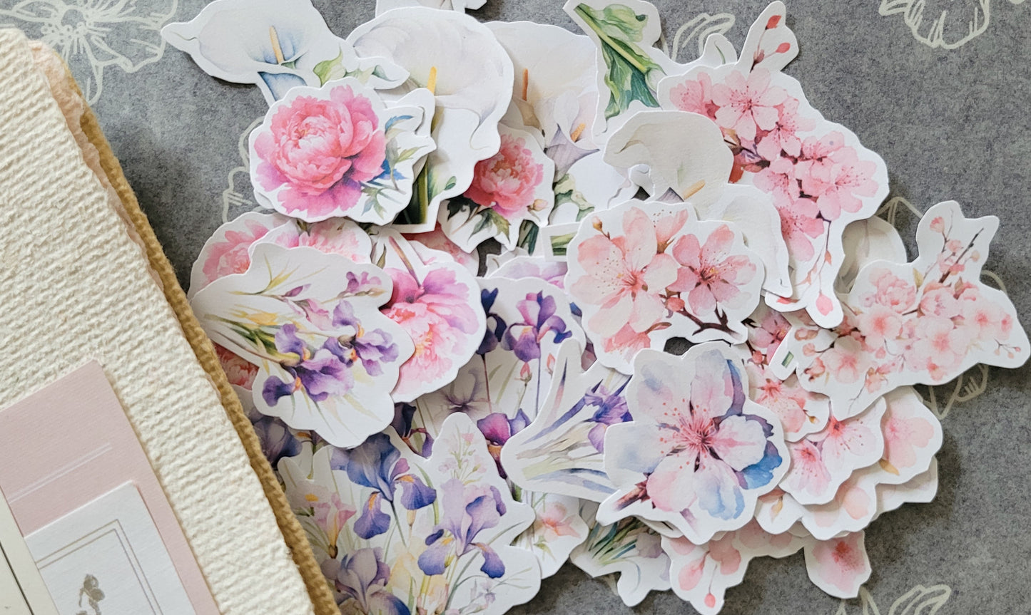 Printable Mixed Spring Flowers 1 & 2