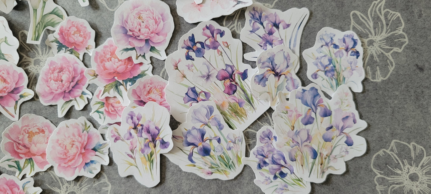 Printable Mixed Spring Flowers 1 & 2