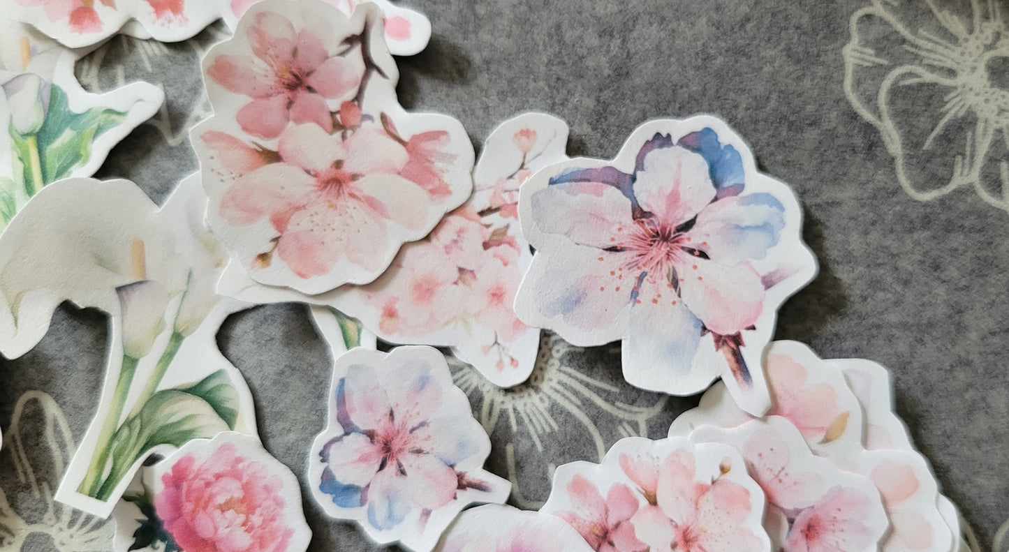 Printable Mixed Spring Flowers 1 & 2