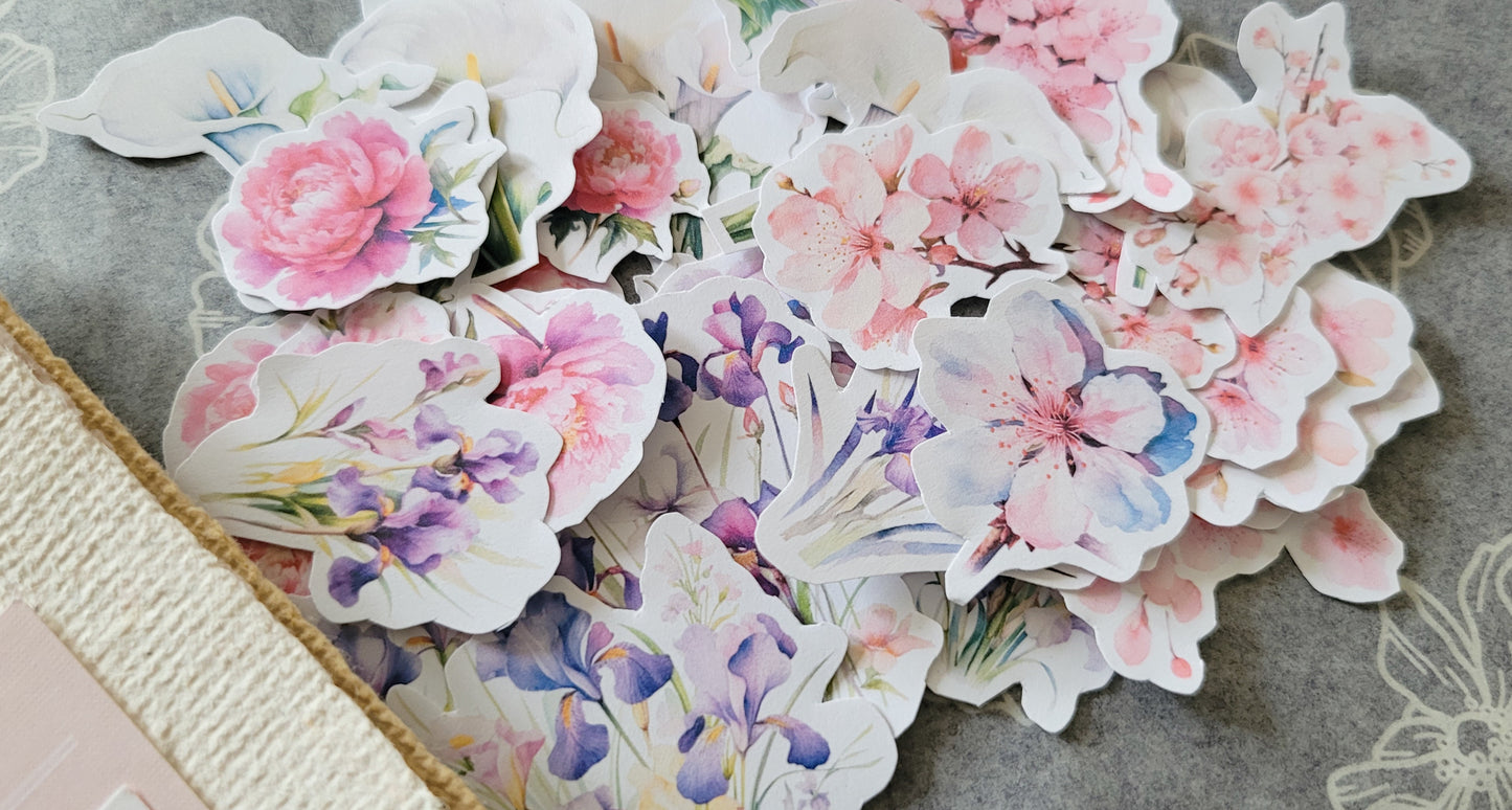 Printable Mixed Spring Flowers 1 & 2