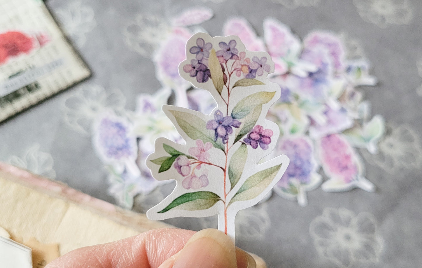 Printable Watercolor Lilacs