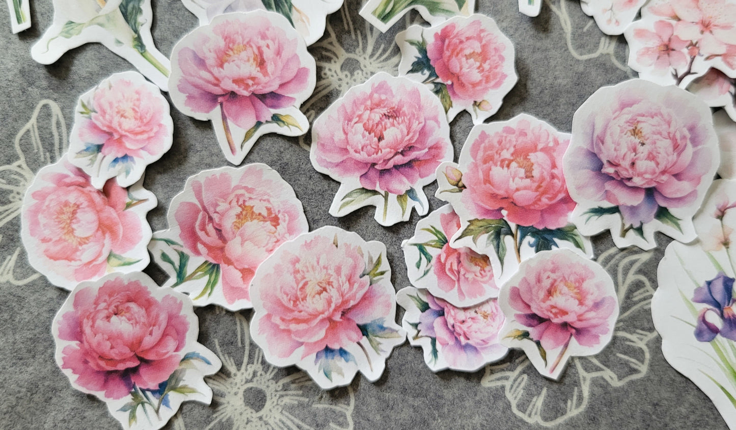 Printable Mixed Spring Flowers 1 & 2