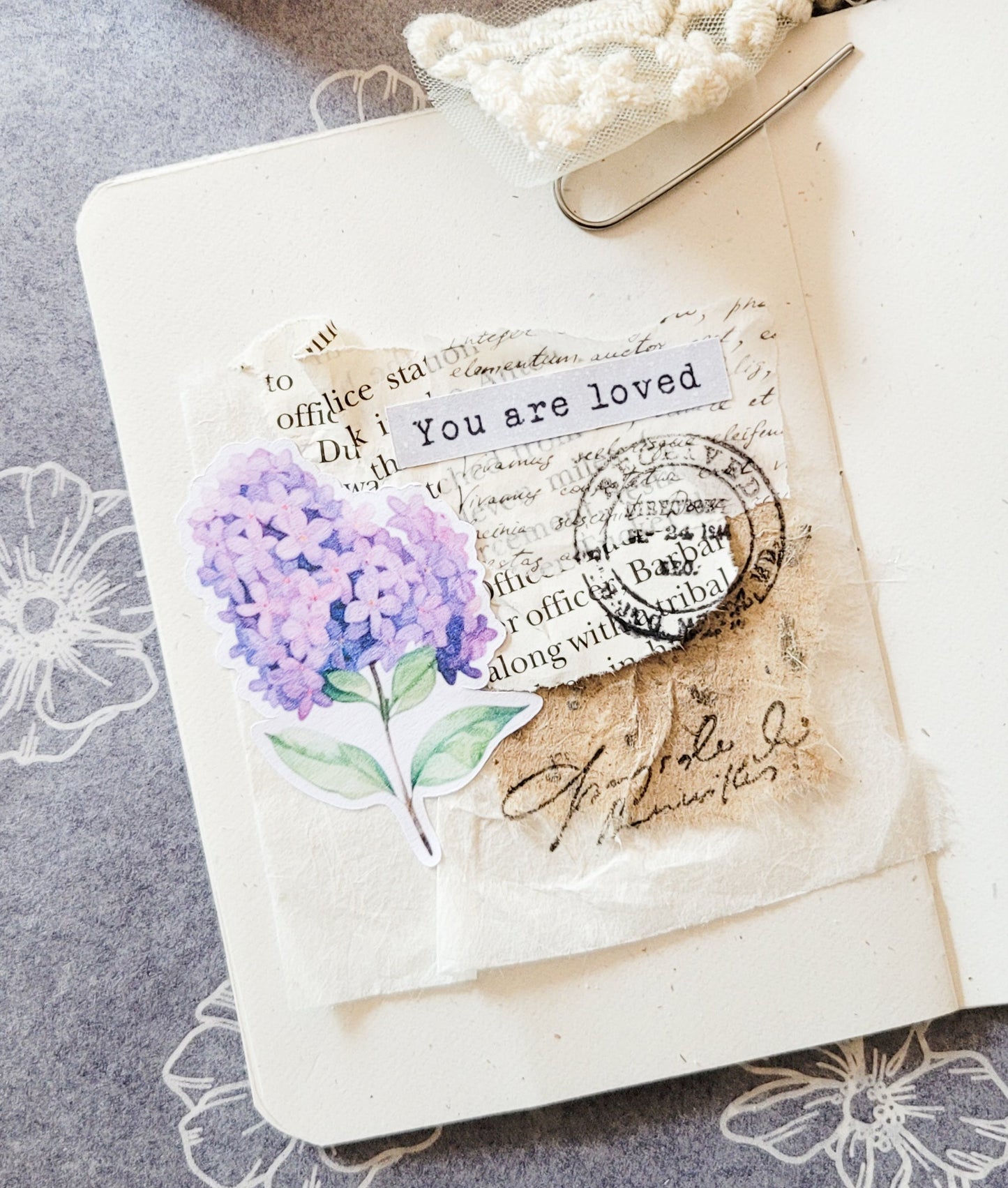 Printable Watercolor Lilacs