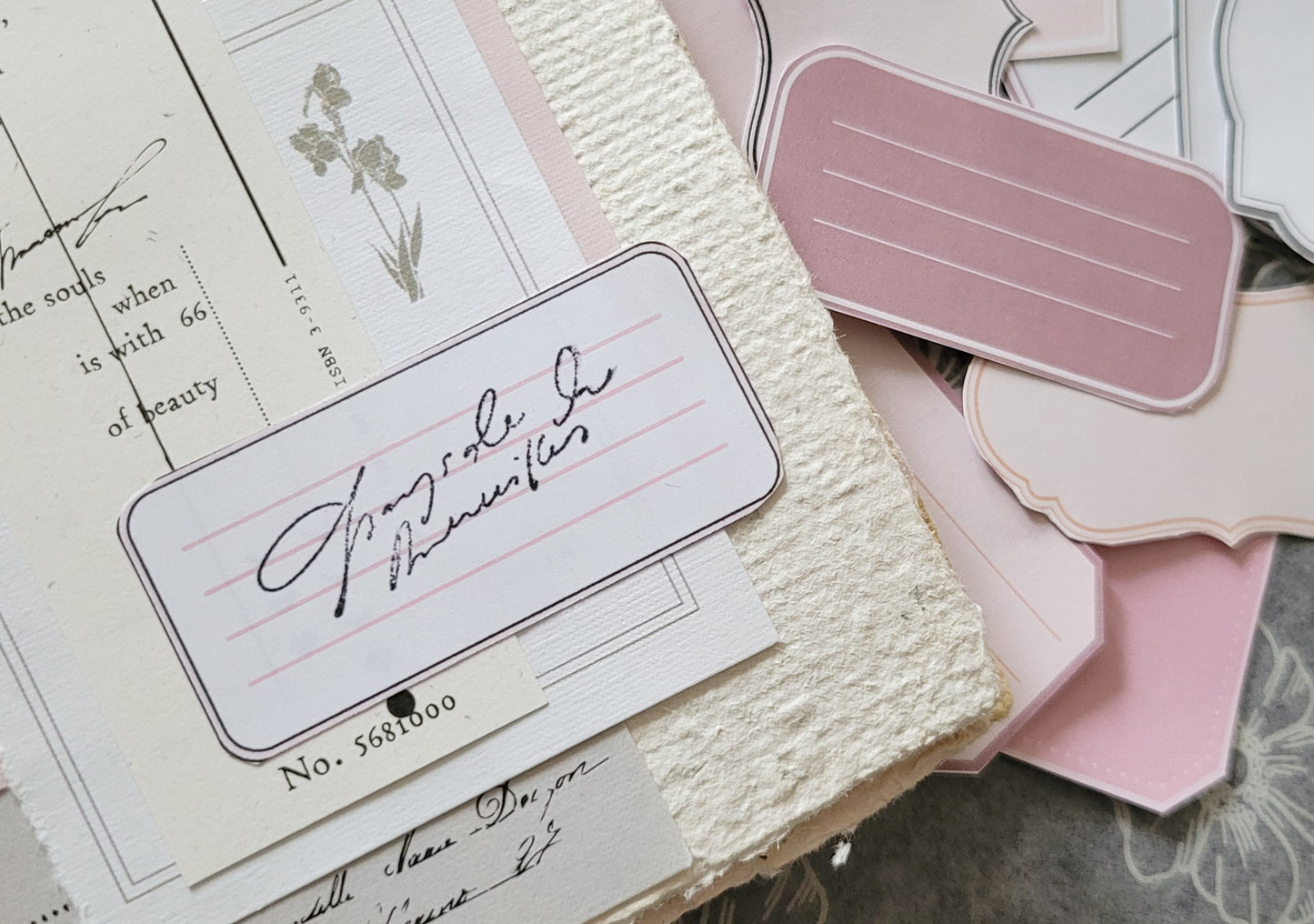 Printable Pink Label