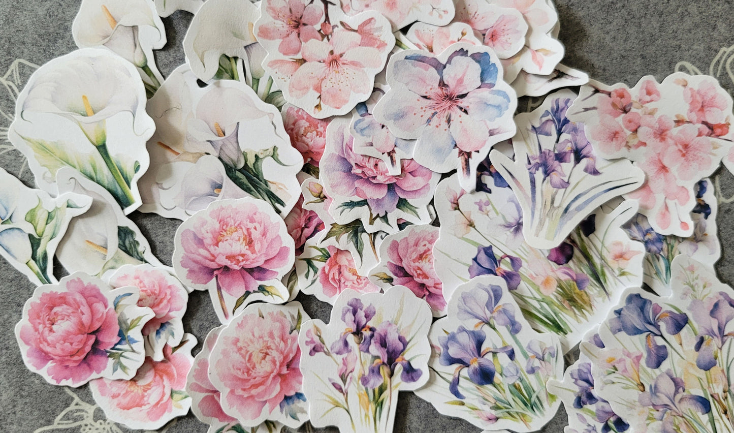 Printable Mixed Spring Flowers 1 & 2