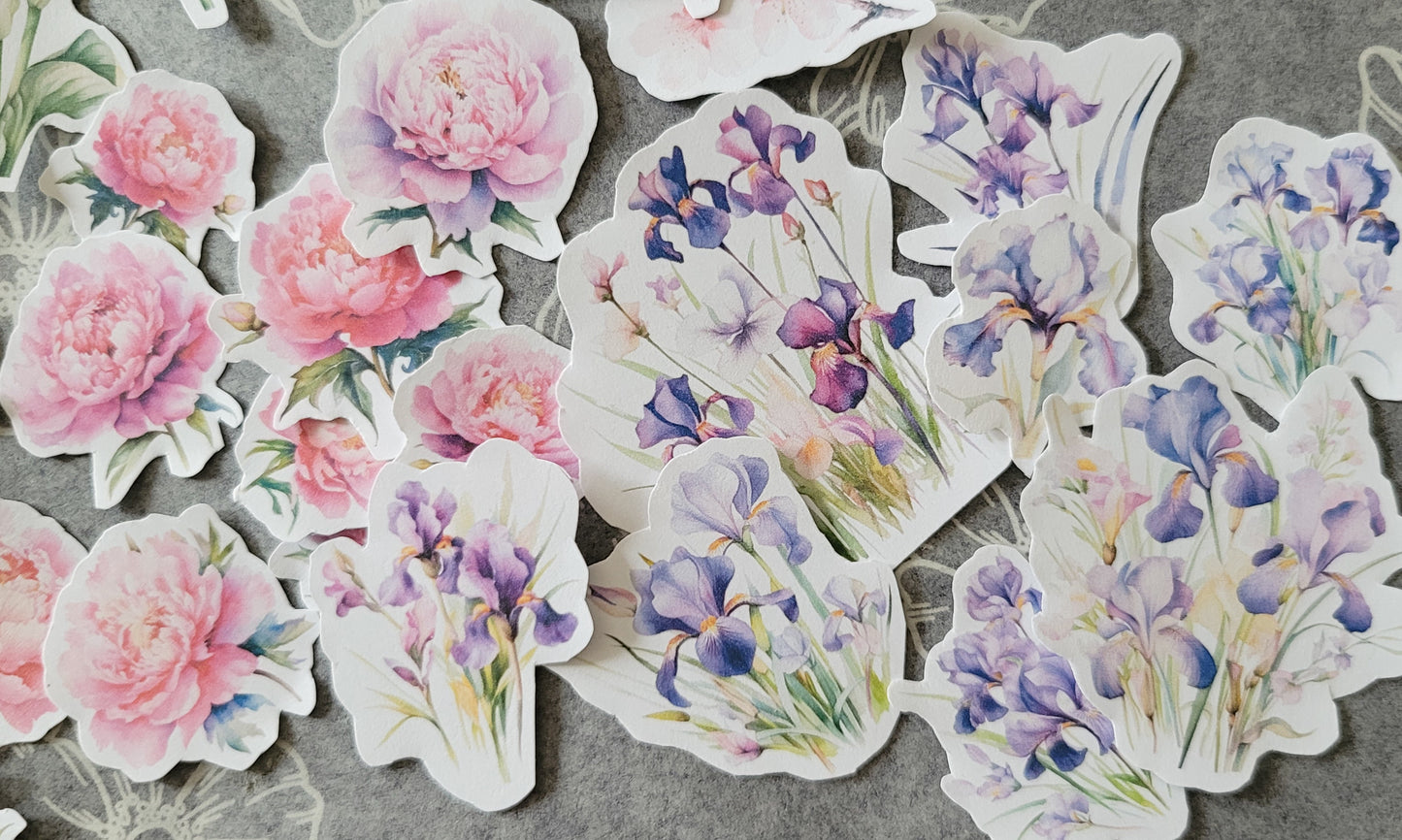 Printable Mixed Spring Flowers 1 & 2