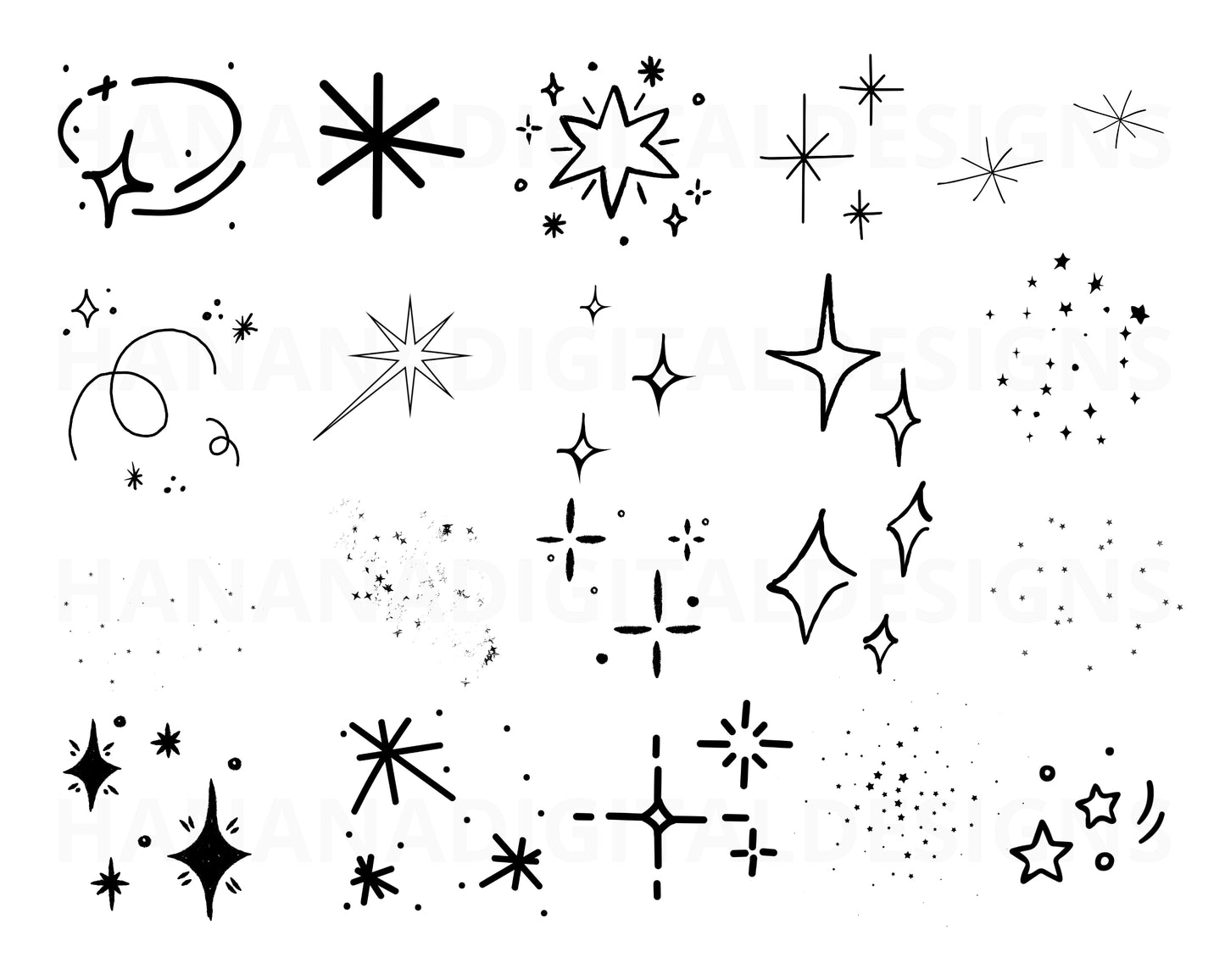 130 Sparkles SVG Bundle