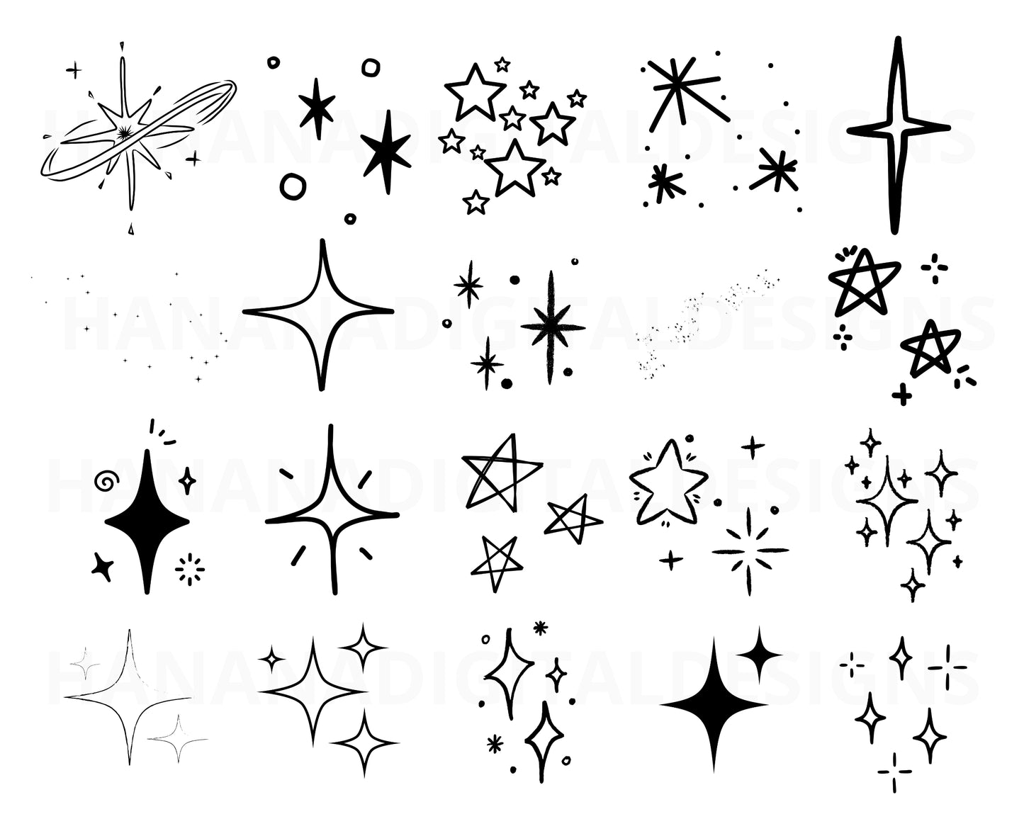 130 Sparkles SVG Bundle