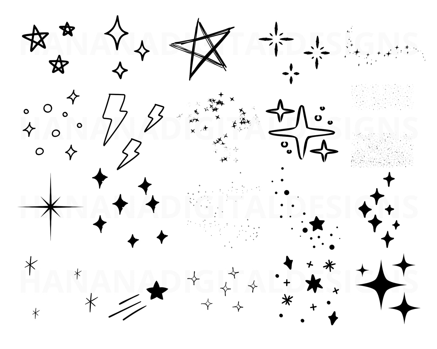 130 Sparkles SVG Bundle