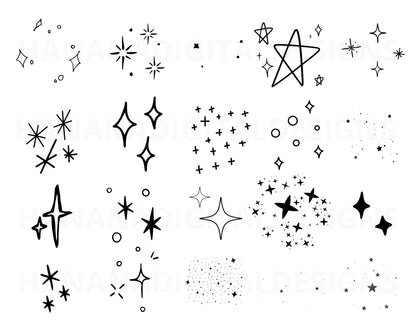 130 Sparkles SVG Bundle