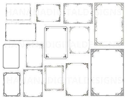 Decorative Frames SVG Bundle