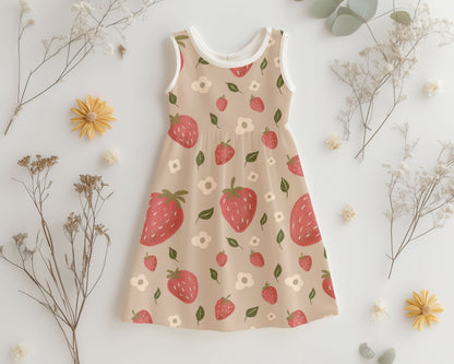 Vintage Strawberry Seamless Pattern