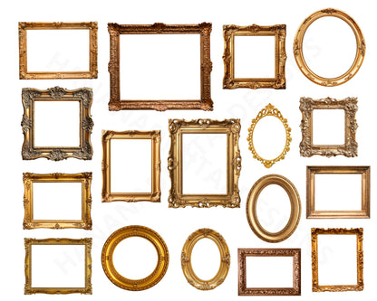 40 Antique Wall Art Frames SVG Bundle