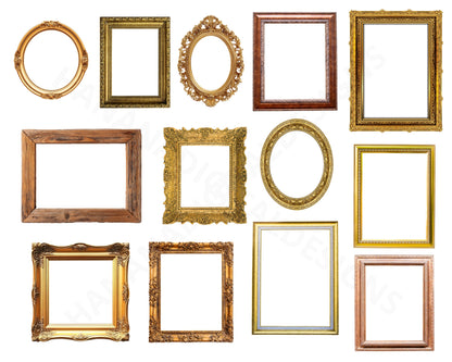 40 Antique Wall Art Frames SVG Bundle