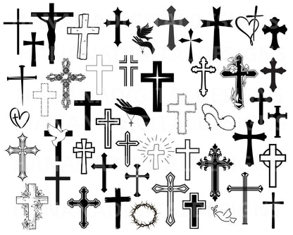 50  Cross SVG Bundle